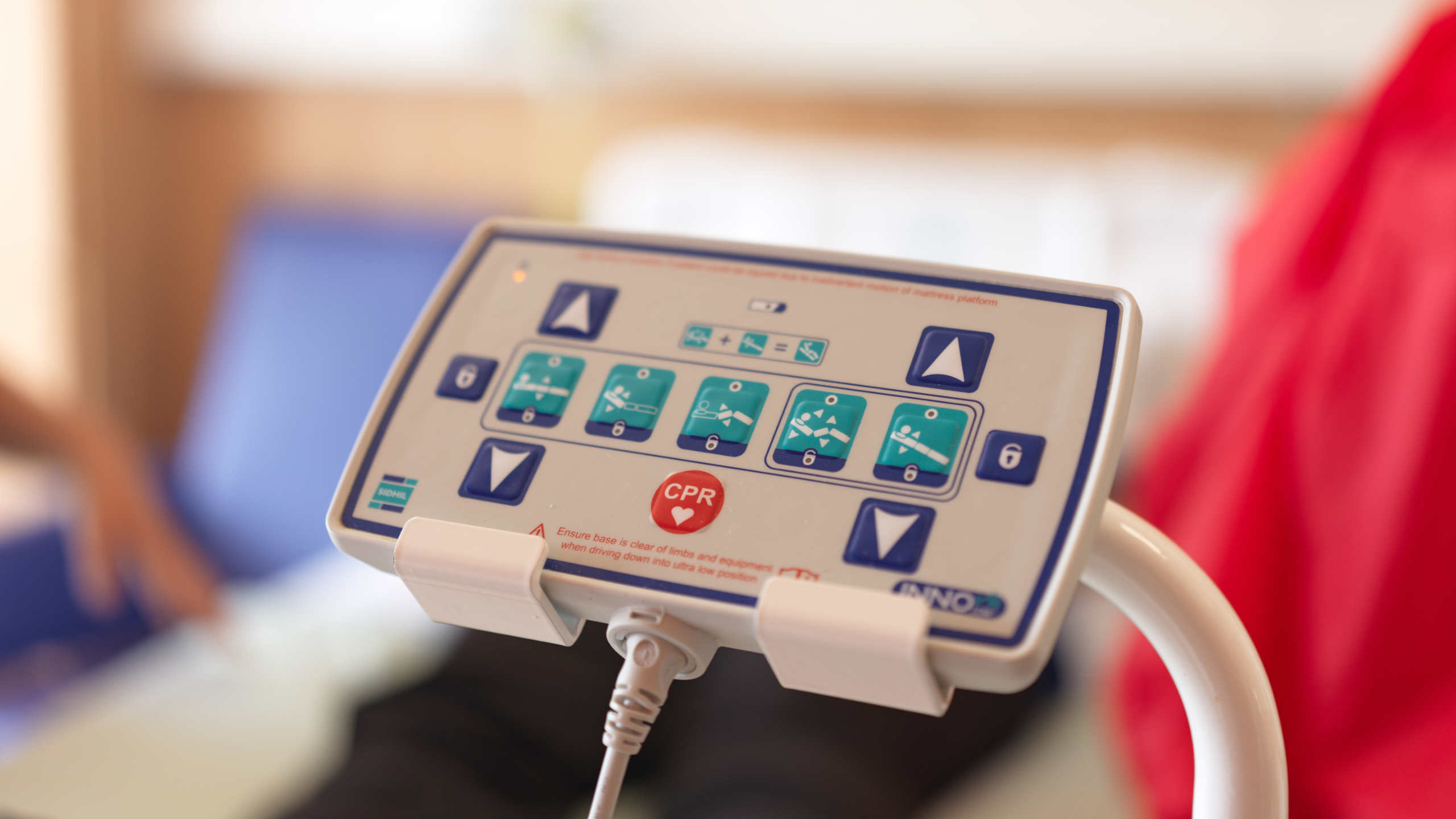 Image for task: 30° Tilt - Patient Bed Controls